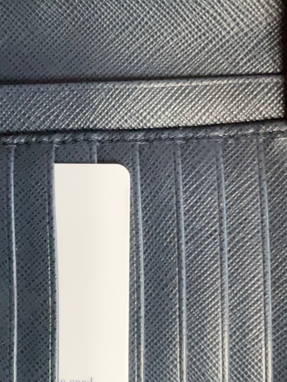 Prada unisex Checkbook Wallet Used Lux Low Start Beautiful Final Sale - Picture 3 of 4